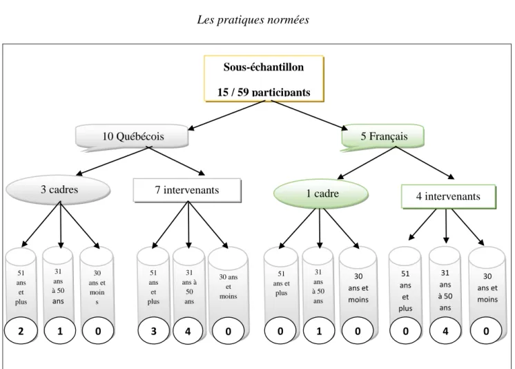 Tableau 20  Les pratiques normées 