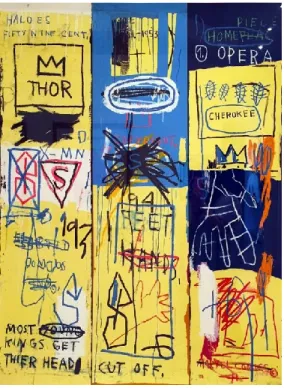 Figure 9. Jean-Michel Basquiat, Charles the First, 1982, Hamilton-Selway Fine Art. 