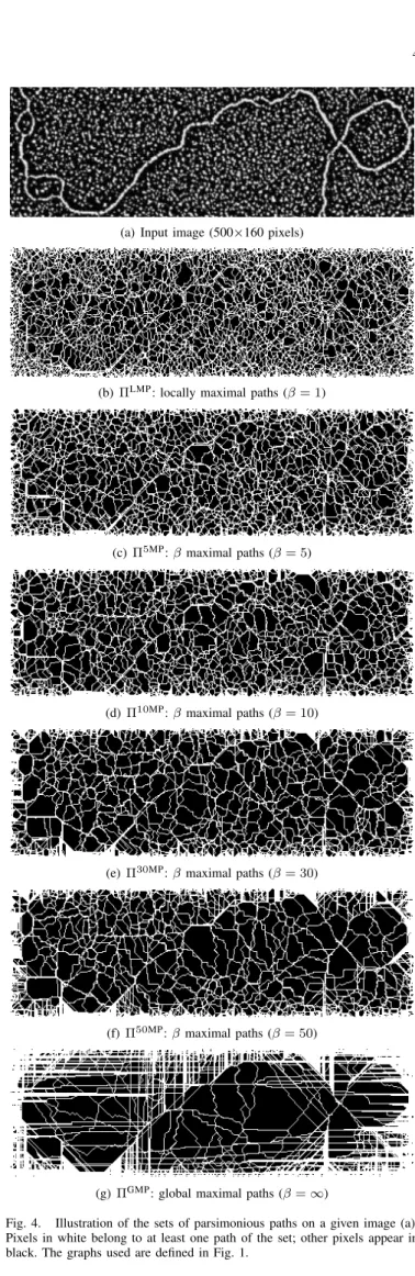 Fig. 3. Construction of β maximal paths with the concatenation of globally maximal paths.