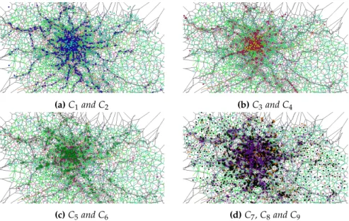 Fig. 7: QGIS Clusters projection