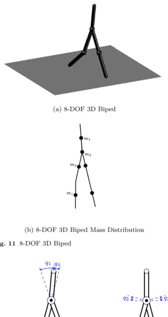 Fig. 13 8-DOF 3D Biped on the Zero Dynamics.