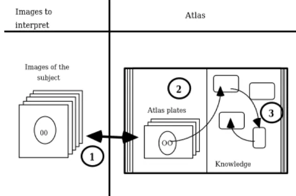Fig. 1: Process of utilization of an atlas 