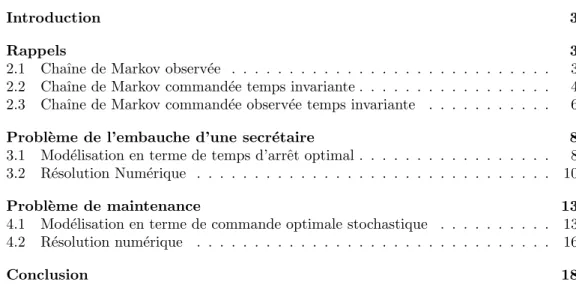 Table des mati` eres