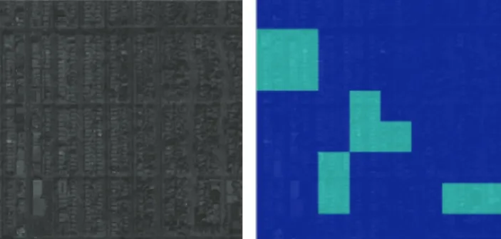 Fig. 5 Aliasing detection in city environmental using KSF and    