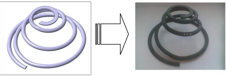 Fig. 5 CAD model and geometry obtained