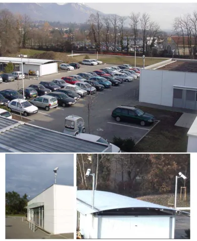 Fig. 4.1 – Parkview : le parking arri`ere de l’INRIA