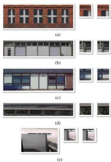 Fig. 14 Texture fusion—algorithm by Teller et al.. The left col- col-umn presents the textures computed using Teller’s algorithm.
