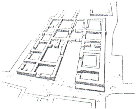 Figure 11: Al Mina,  plan des magasins.  