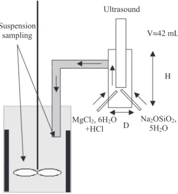 Fig. 1. Experimental device of the precipitation process.