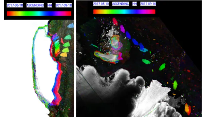Fig. 1. Maritime roads are clearly visible on this REACTIV visualization