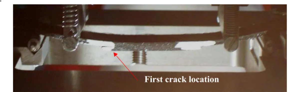 Figure 5: First debonding onset (0°/0° interface). 