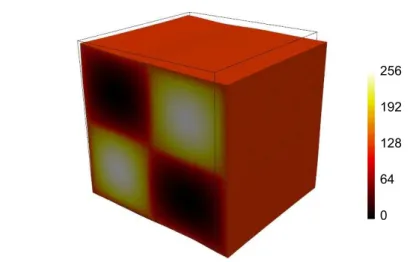 Fig. 2 Deformed state of the artificial material used to generate a slowly varying texture