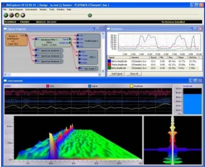 Figure 2.2 : Interface BioExplorer Version 3.1 [CyberEvolution, 2006] 