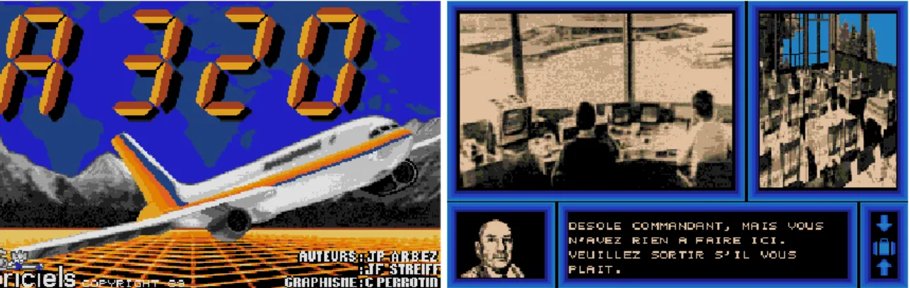 Figure 29 : À320 (version Atari ST), Loriciels, 1988