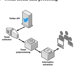Figure 1. Generic representation of existing social media processing systems.