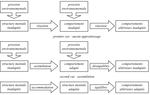 Figure 5. Modèle d'équilibration psychologique 