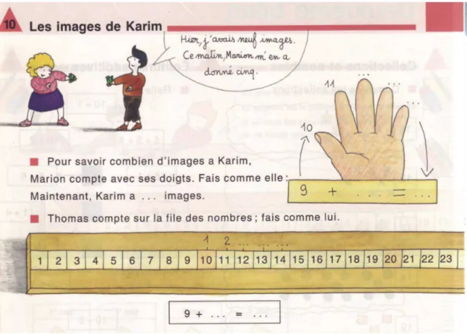 Figure 1 : exemple de leçon explicitant l’usage d’une file numérotée 