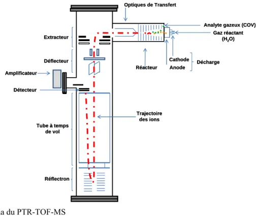 Figure 2 : Schéma du PTR-TOF-MS 