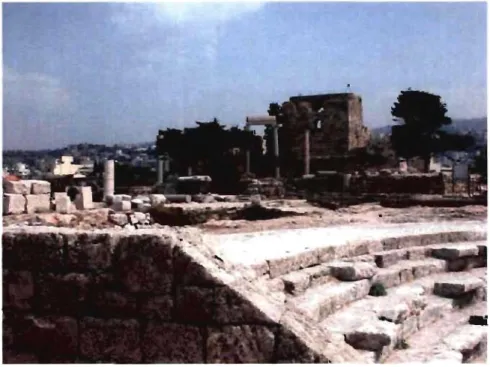 Figure  2.  Le  théâtre  romain de  Byblos (218  ap.  J .-C) 