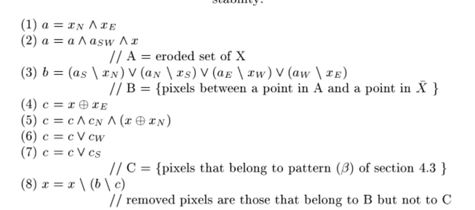 Table 1. The MB procedure.
