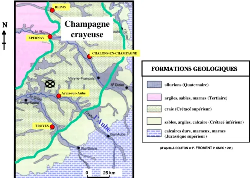 Figure 4.1 : Localisation du bassin versant du Ru des Roises 