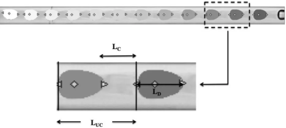 Figure 6. Schematic representation of the two-phase flow global characterizations: