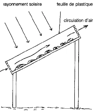 Figure I.13 : Séchoir solaire direct [17] 