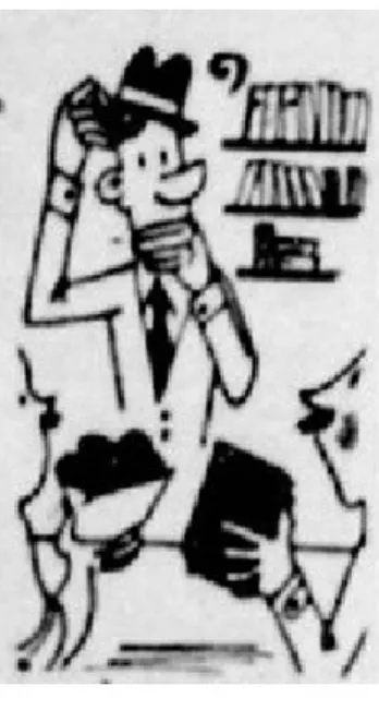 Figure 8 Ŕ « L’œil en  coulisse » [illustration], Le  Petit Journal, 29 août 1948 