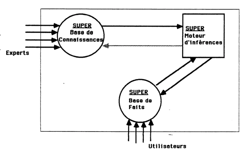 Figure il 1-2 Architecture d’un Super Système Expert.