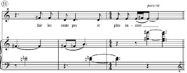 Figure 3 – Nichts wird wie vorher mehr sein -  Accord majeur, fonction formelle. 