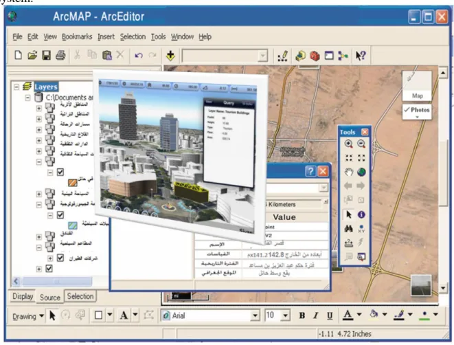 Figure  (2)Identifying  a  specific  feature  through  the  recommended  electronic  system