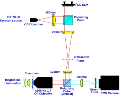Fig. 1. Schematic layout of optical system