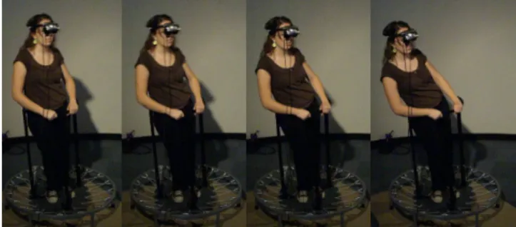 Figure 10: 4 Snapshots extracted from a video sequence acquired during evaluation experiments