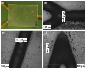 Figure 10. Zig-zag micro-mixer and microscopic  images. 