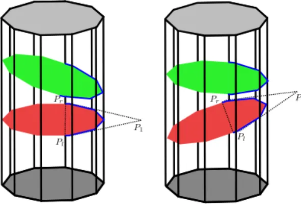 Fig. 7 shows the result of the Boolean XOR operation applied to two convex polygons.