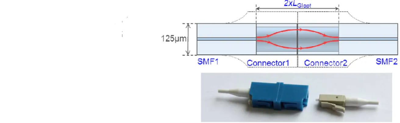 Fig. 2. Principle of the SMF GIF expanded beam micro lens                      Fig. 3