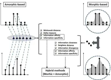 FIGURE 1. A typology of morphic and amorphic similarity measures.