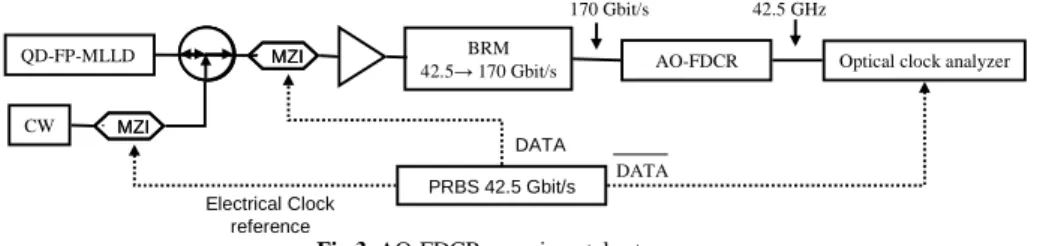 Figure 4 shows the BER results for both 42.5 Gbit/s (without BRM) and 170 Gbit/s cases