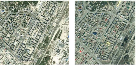 Figure 3. Urbanisme soviétique et transformations, vues du ciel.