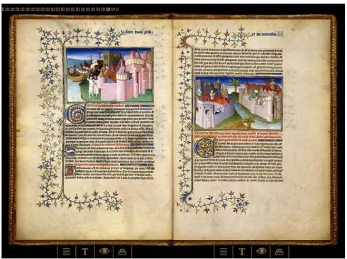 Figure 1. Le livre des merveilles de Marco Polo, 1298. Les livres à feuilleter [24] 