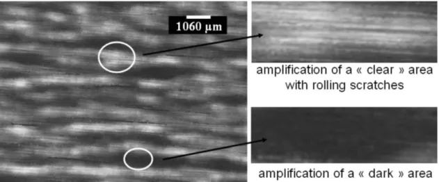 FIG. 6. Microscope observation of a coated substrate, obtained without postheating stage.