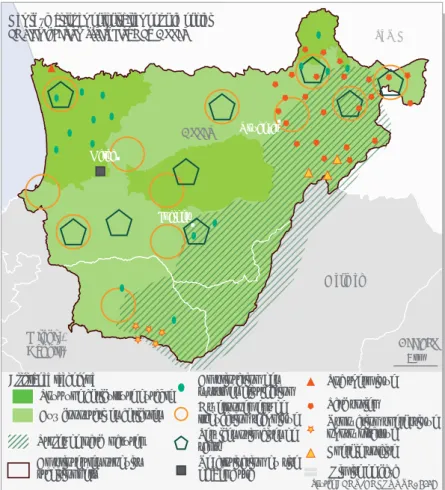 Figure  VI-14  :  Schéma  provisoire  du  plan  stratégique  développement durable régional de Akkar  