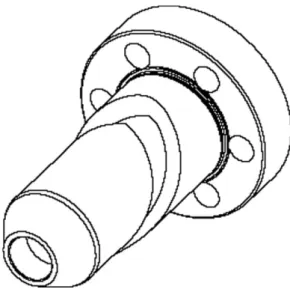 FIG. 1. Coat-hanger melt distributor.
