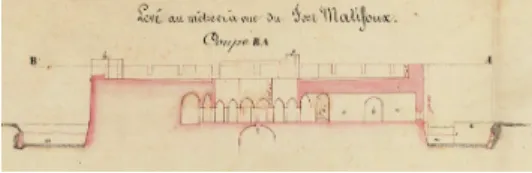 Fig. 6. Allure de Burj Bab Azun en 1803. 