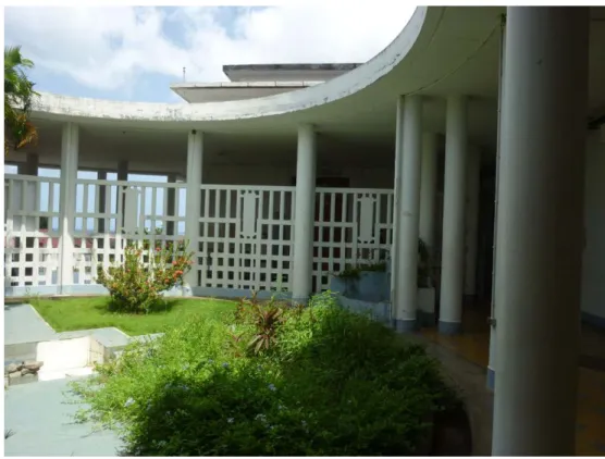 Figure 6 : Ali Tur, patio du palais du de justice, Basse-Terre, Guadeloupe (France), 1931-1934.