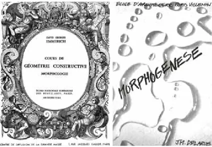 Fig. 2 : Le polycopié du cours de D. G. Emmerich (1967) et celui de J.-M. Delarue (1980)