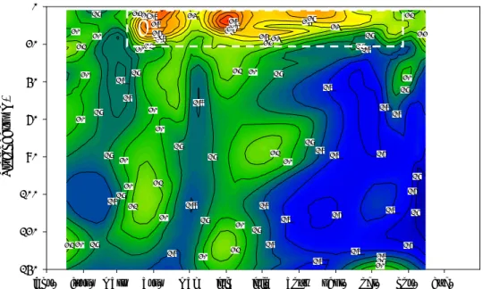 Figure 6 Evolution des concentrations en COT (mg.L -1 ) du lac du Bourget – Point B, année 2011 