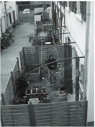 Figure 3 : le jardin frontière de David et Solange 