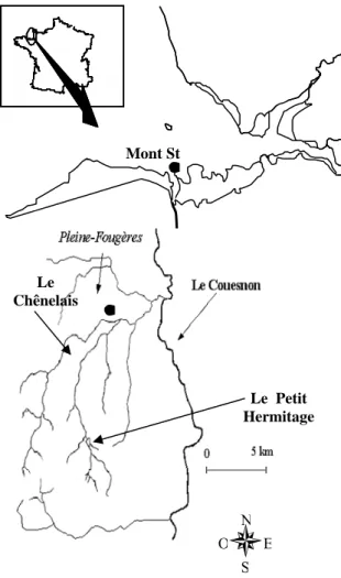 Figure 2 : présentation du site d’étude de la zone de Pleines Fougères . 