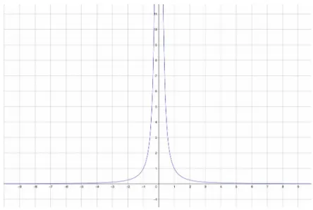 Figure 17a - Représentations graphiques de fonctions  mathématiques présentant des singularités